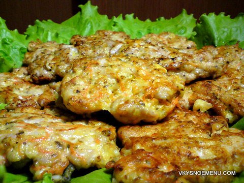 куриные котлеты с тыквой