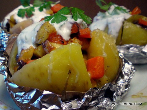 запеченный картофель
