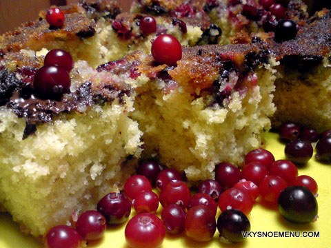 пирог с клюквой
