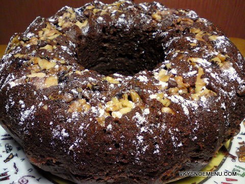 шоколадный кекс