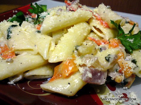 паста с перцами