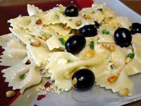 паста с оливками