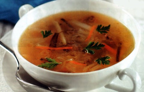 щи с потрошками