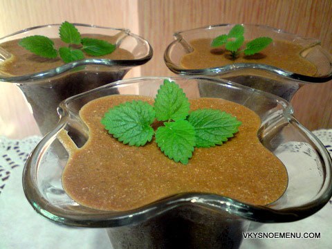 шоколадный мусс