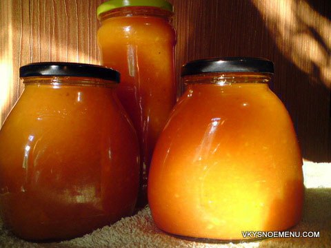конфитюр из абрикосов с апельсинами
