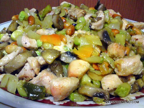 курица с овощами по-азиатски