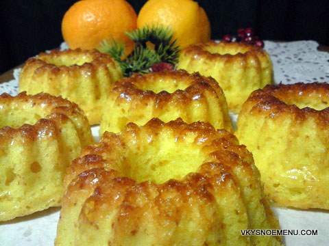 мандариновые кексы