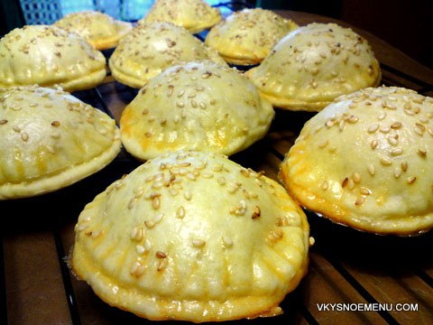 пироги с луком