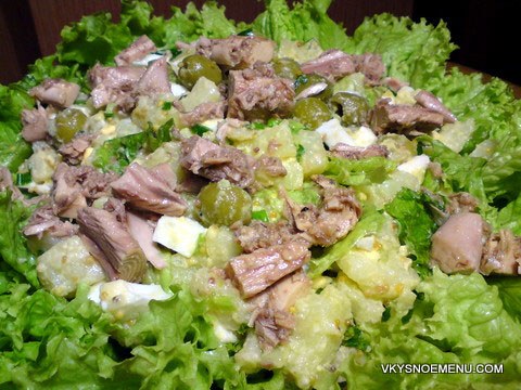 картофельный салат