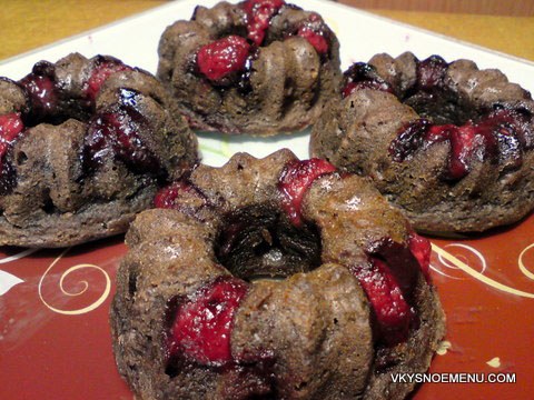 шоколадные кексы