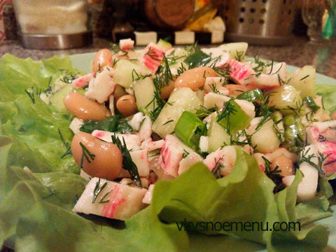 с крабовыми палочками